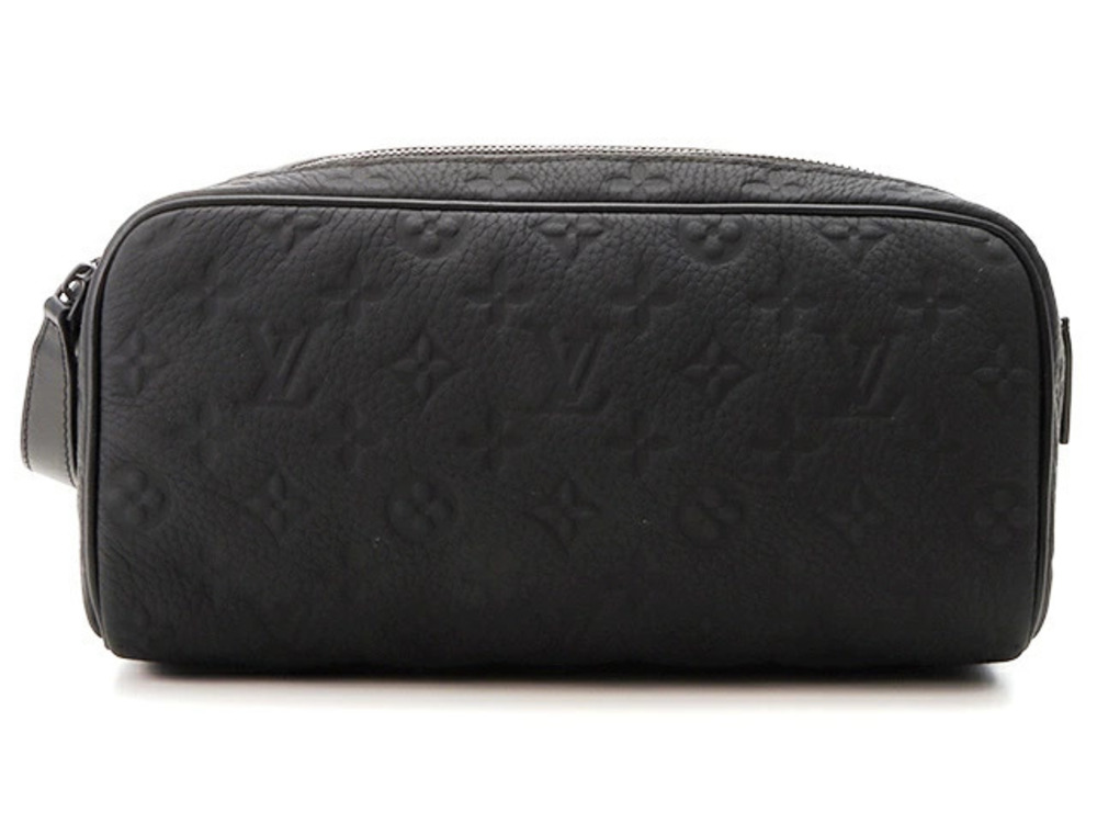 Louis Vuitton Dopp Monogram Taurillon Noir Black